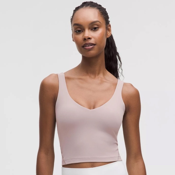 lululemon athletica Other - Lululemon Light Pink Workout Tank Workout Top with Built-In Bra